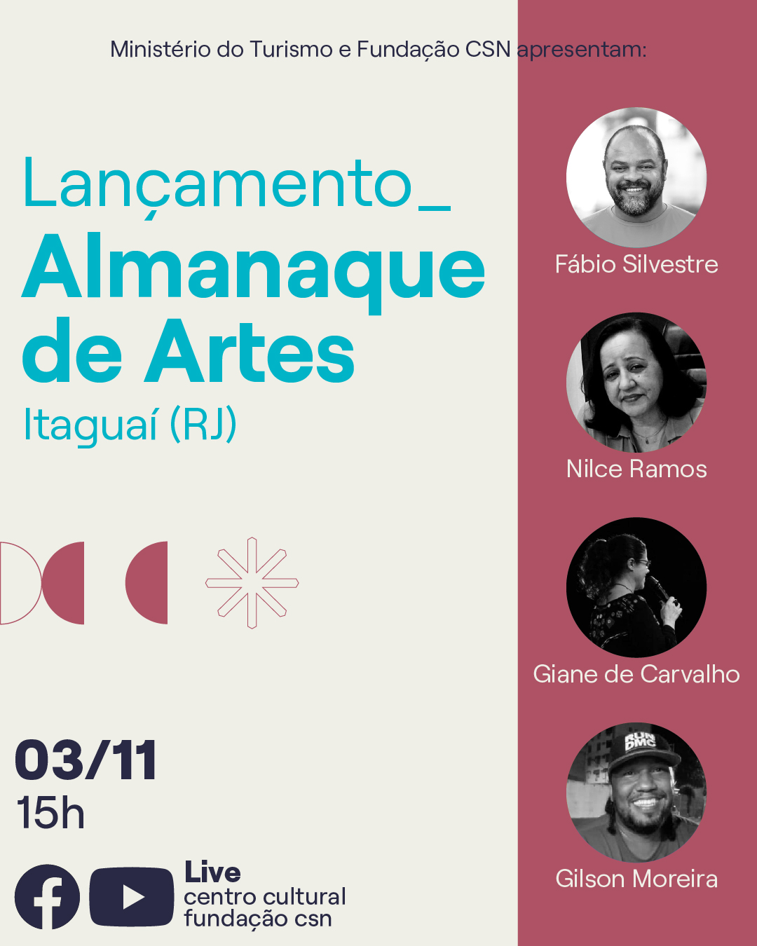 Lan Amento Almanaque De Artes Itagua Rj Centro Cultural Funda O Csn