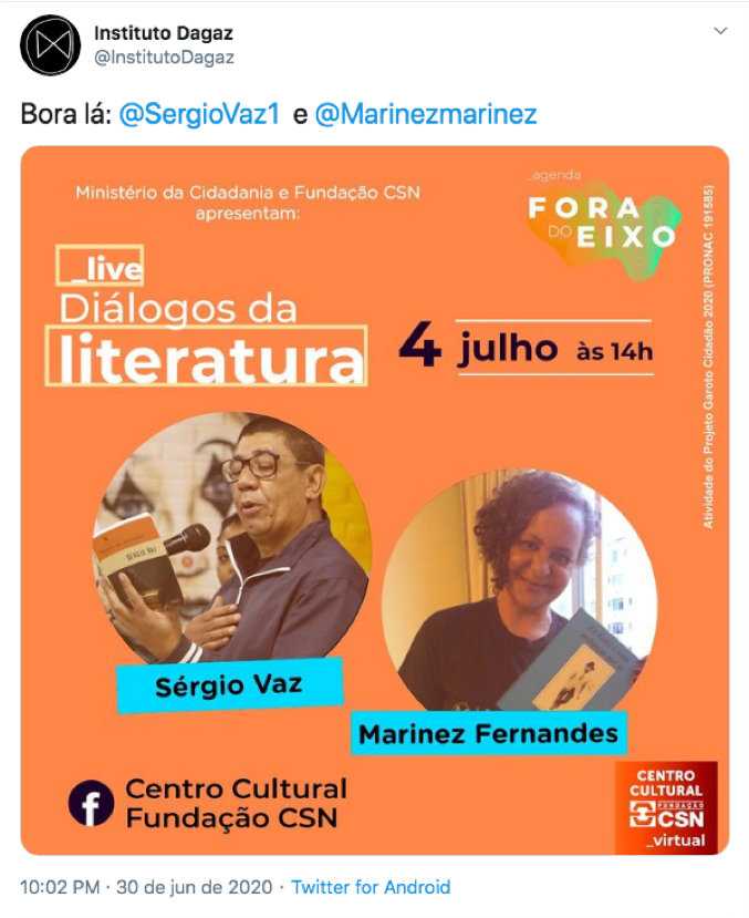 Live Diálogos da Literatura