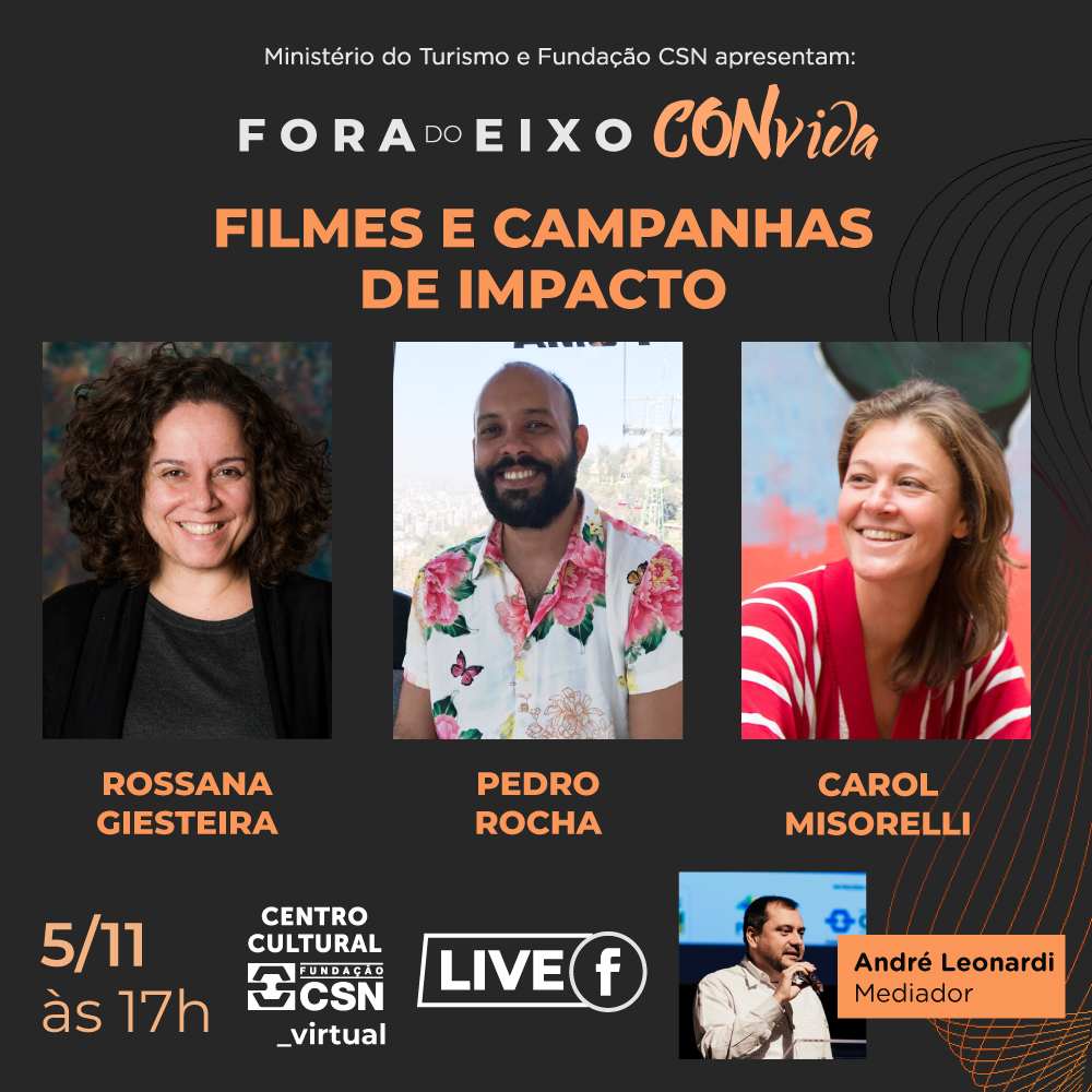 LIVE | filmes e campanhas de impacto com Rossana Giesteira, Pedro Rocha e Carol Misorelli
