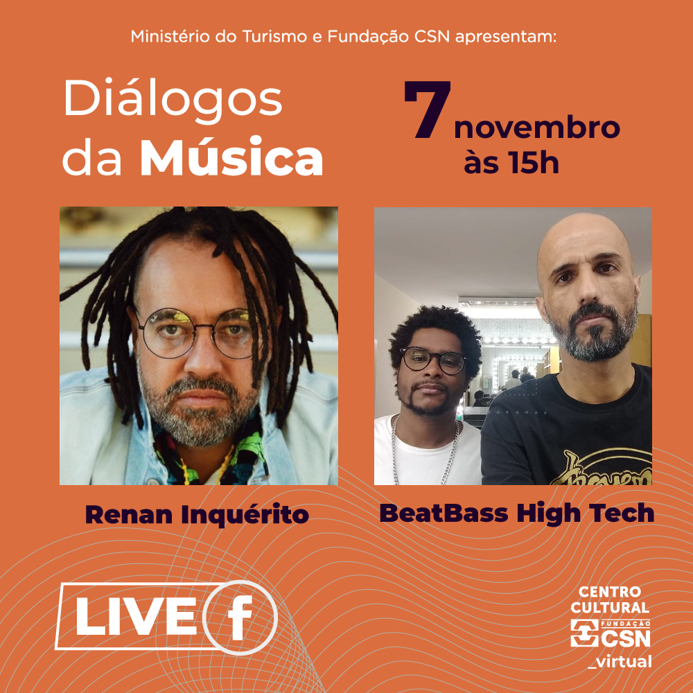 Diálogos da Música com Renan Inquérito e o duo BeatBass High Tech