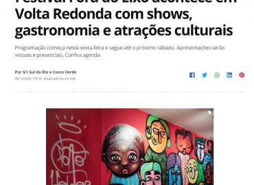 Festival Fora do Eixo acontece em Volta Redonda com shows, gastronomia e atrações culturais