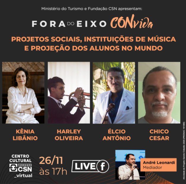 LIVE | Convida com Kênia Libânio, Harley Oliveira, Élcio Antônio e Chico Cesar