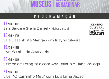 Centro Cultural Fundação CSN participa da 19ª Semana Nacional de Museus