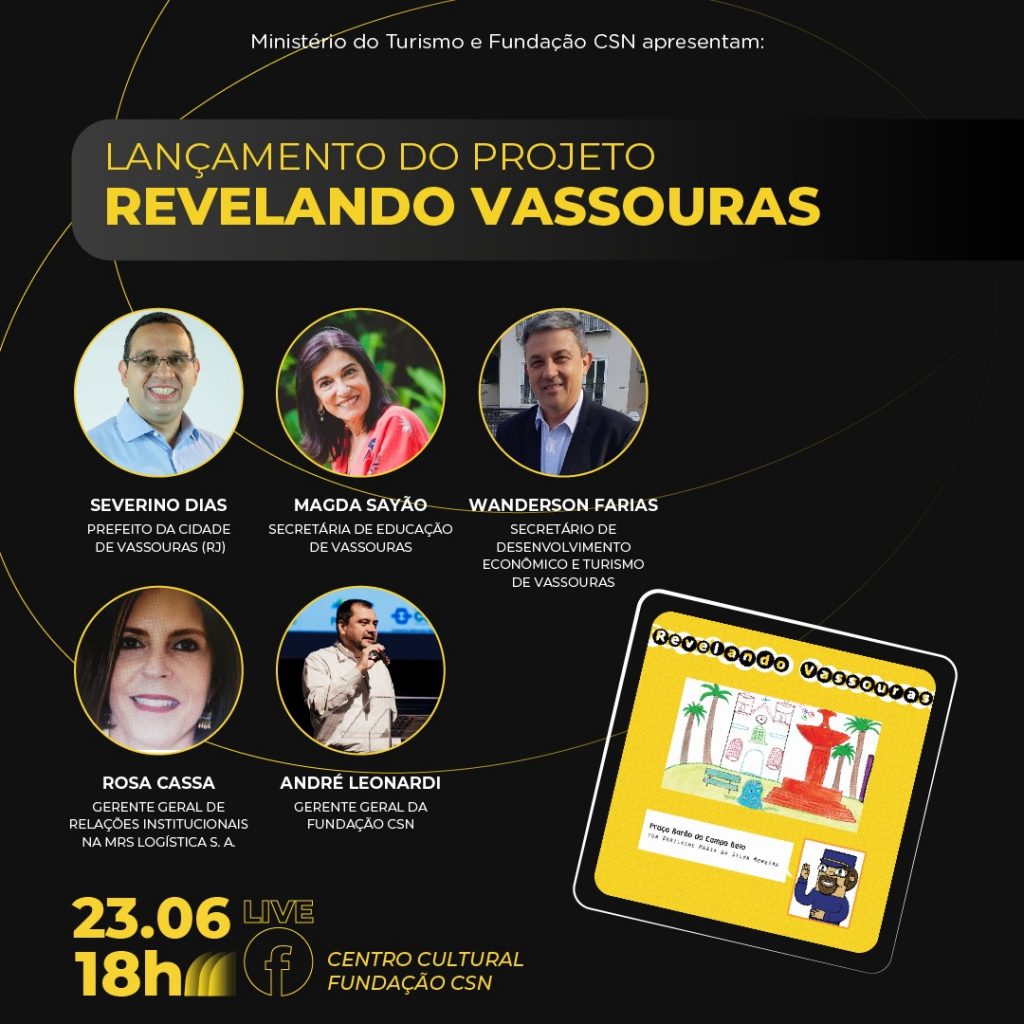 Live de lançamento do Projeto Revelando Vassouras