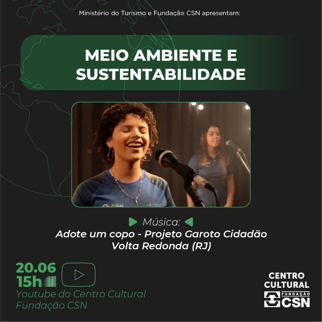 Meio Ambiente e Sustentabilidade | Música: Adote um copo – Projeto Garoto Cidadão – Volta Redonda (RJ)