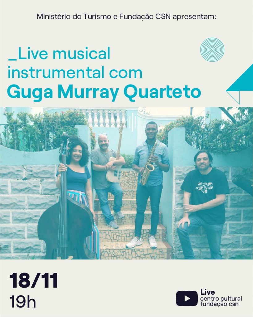 Live Musical Instrumental com Guga Murray Quarteto