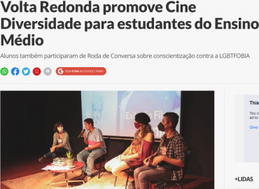Volta Redonda promove Cine Diversidade para estudantes do Ensino Médio