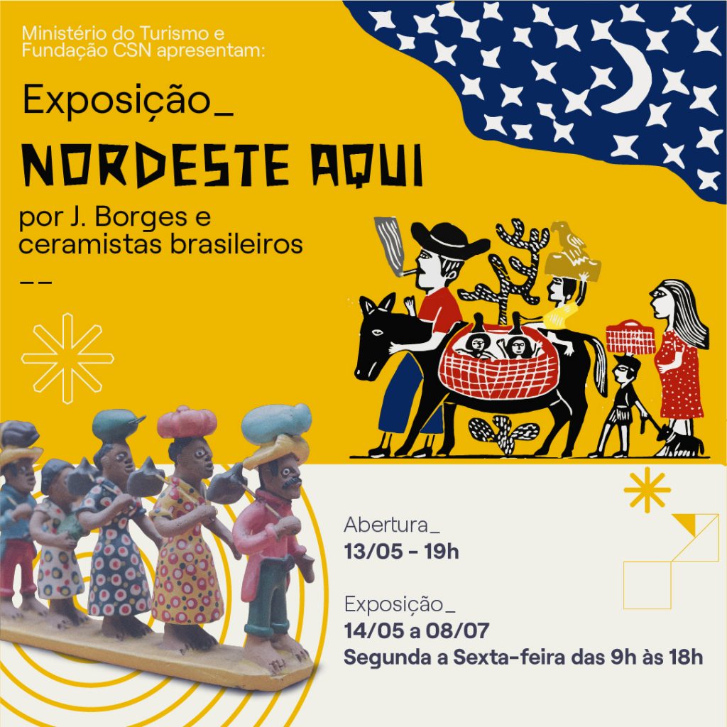 Abertura da exposição NORDESTE AQUI – por J. Borges e ceramistas brasileiros